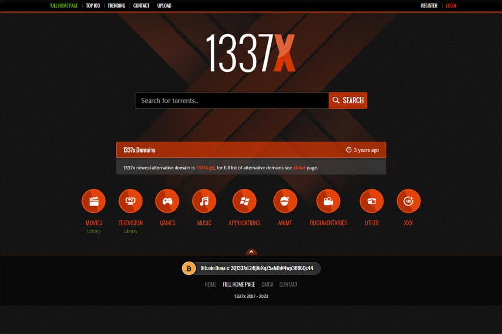 1337X最新网址